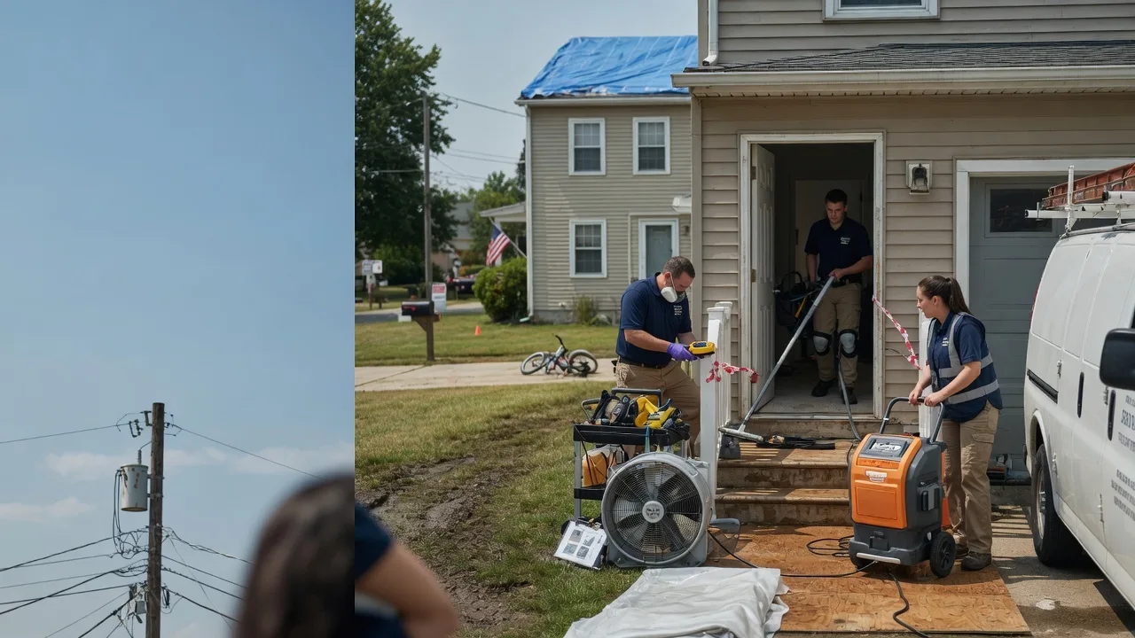 Water Damage Repair in Kampsville, IL near me